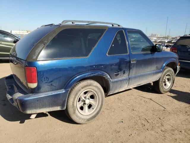 1GNCS18W81K126092 - 2001 CHEVROLET BLAZER BLUE photo 3