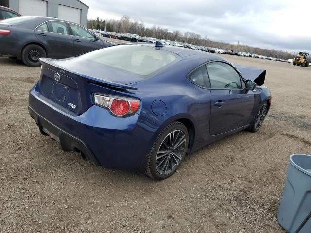 JF1ZNAA1XG9700660 - 2016 TOYOTA SCION FR-S BLUE photo 3