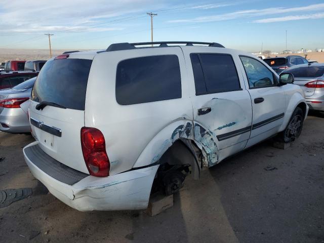 1D8HB48N07F512533 - 2007 DODGE DURANGO SLT WHITE photo 3