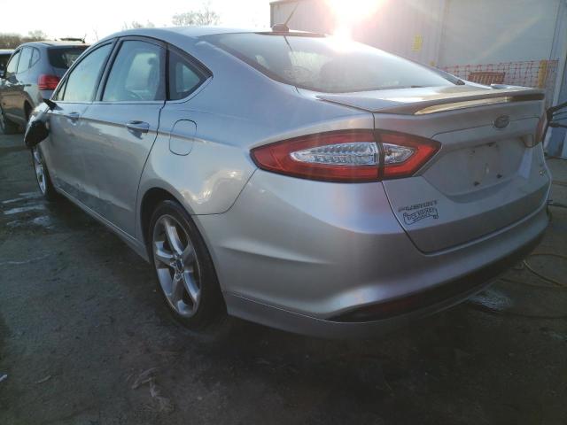 3FA6P0HD8GR149284 - 2016 FORD FUSION SE SILVER photo 2