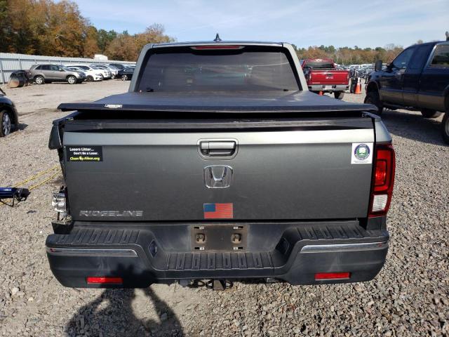 5FPYK2F68HB001471 - 2017 HONDA RIDGELINE RTL GRAY photo 6