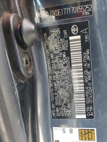 JTKDE177170155252 - 2007 TOYOTA SCION TC 石墨色 照片 12