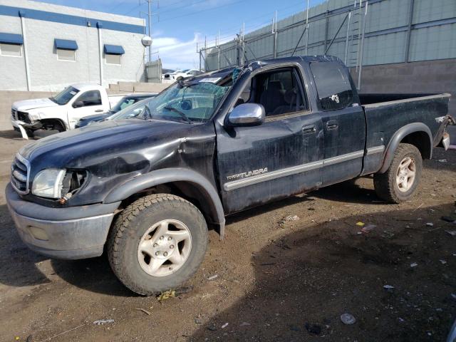 5TBBT44142S282856 - 2002 TOYOTA TUNDRA ACCESS CAB BLACK photo 1