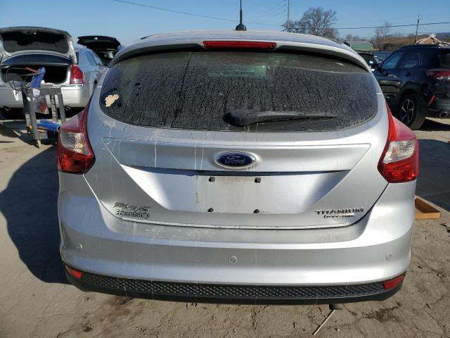 1FADP3N29EL457829 - 2014 FORD FOCUS TITANIUM SILVER photo 6