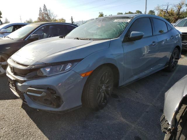 SHHFK7H43MU424802 - 2021 HONDA CIVIC SPORT 蓝色 照片 1