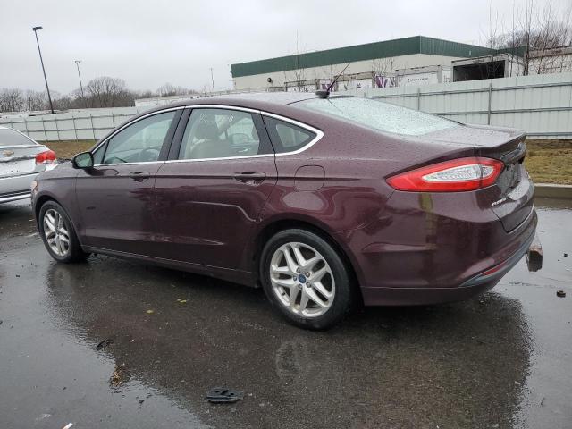 3FA6P0HR9DR380895 - 2013 FORD FUSION SE MAROON photo 2