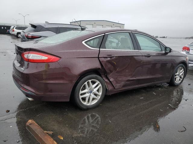 3FA6P0HR9DR380895 - 2013 FORD FUSION SE MAROON photo 3