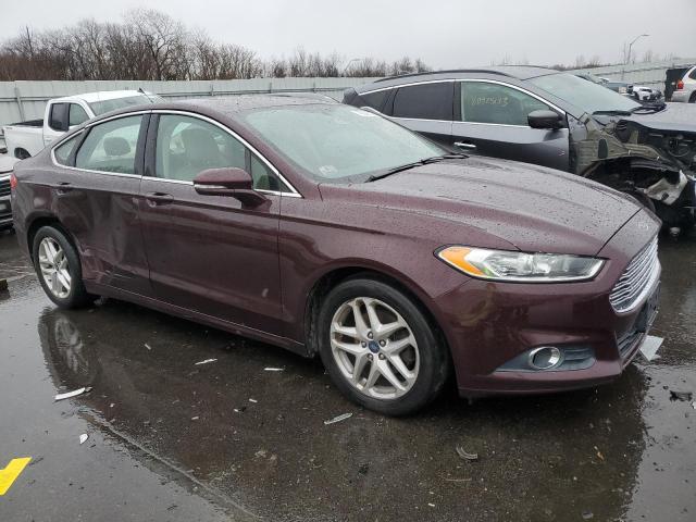 3FA6P0HR9DR380895 - 2013 FORD FUSION SE MAROON photo 4