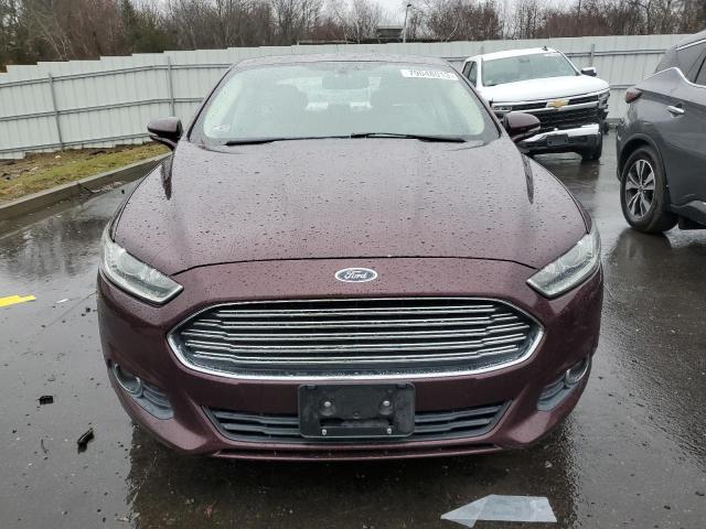 3FA6P0HR9DR380895 - 2013 FORD FUSION SE MAROON photo 5