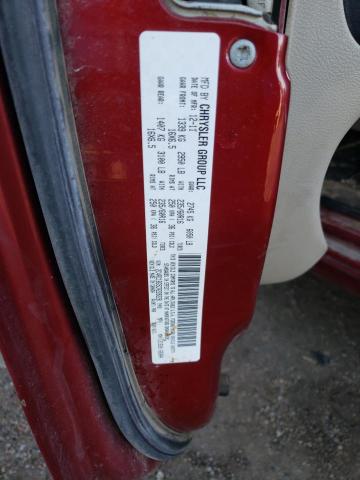 2C4RC1BG5CR228228 - 2012 CHRYSLER TOWN & COU TOURING 红色 照片 14