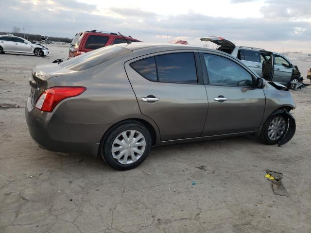 3N1CN7AP8CL926868 - 2012 NISSAN VERSA S GRAY photo 3