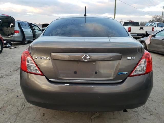 3N1CN7AP8CL926868 - 2012 NISSAN VERSA S GRAY photo 6