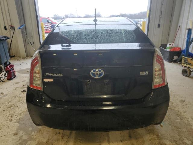 JTDKN3DU2C1524368 - 2012 TOYOTA PRIUS BLACK photo 6