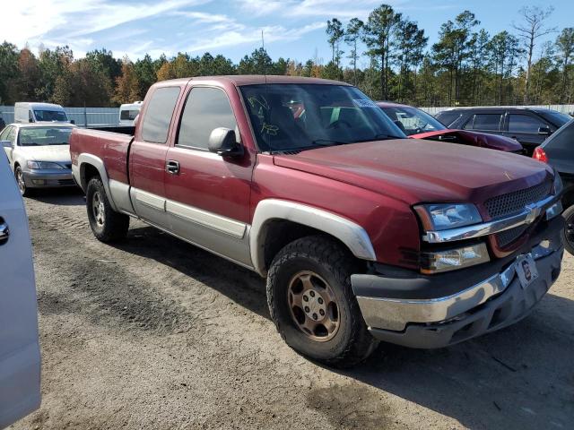 1GCEK19T14Z343503 - 2004 CHEVROLET SILVERADO K1500 RED photo 4