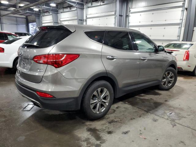 5XYZTDLB6FG282733 - 2015 HYUNDAI SANTA FE S SILVER photo 3