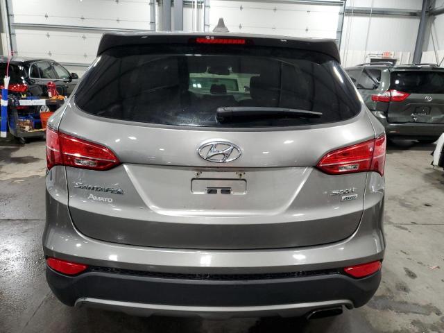 5XYZTDLB6FG282733 - 2015 HYUNDAI SANTA FE S SILVER photo 6