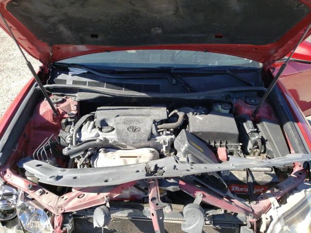 4T1BF1FK1EU828530 - 2014 TOYOTA CAMRY L RED photo 11