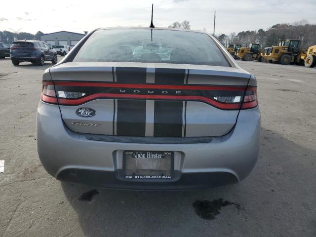 1C3CDFAA2GD607861 - 2016 DODGE DART SE SILVER photo 6