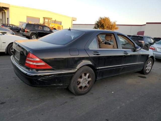 WDBNG70J12A305778 - 2002 MERCEDES-BENZ S 430 BLACK photo 3