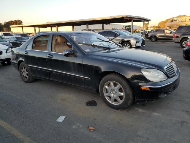 WDBNG70J12A305778 - 2002 MERCEDES-BENZ S 430 BLACK photo 4