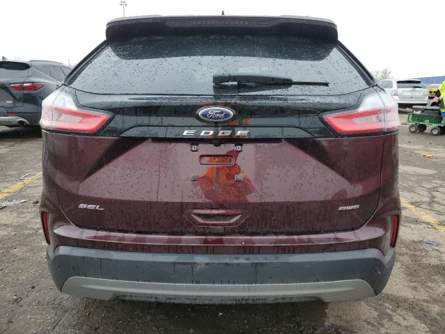 2FMPK4J94PBA03906 - 2023 FORD EDGE SEL MAROON photo 6