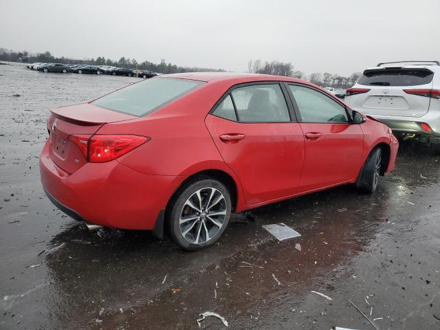 2T1BURHE0HC781315 - 2017 TOYOTA COROLLA L RED photo 3