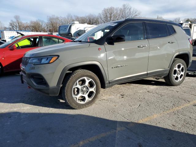 3C4NJDDBXNT226577 - 2022 JEEP COMPASS TRAILHAWK GRAY photo 1