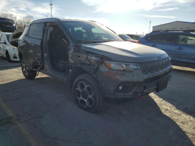 3C4NJDDBXNT226577 - 2022 JEEP COMPASS TRAILHAWK GRAY photo 4