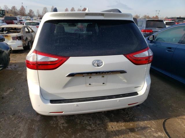 5TDYK3DC3FS668061 - 2015 TOYOTA SIENNA XLE WHITE photo 6