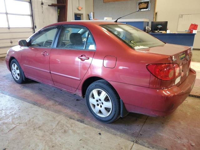 2T1BR32E46C620308 - 2006 TOYOTA COROLLA CE RED photo 2