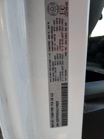 3C6TRVDG4LE149523 - 2020 RAM PROMASTER 2500 HIGH WHITE photo 12