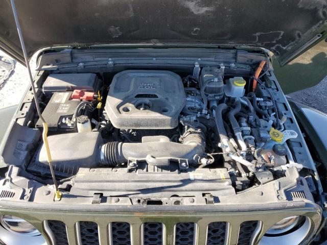 1C4JJXP68NW153203 - 2022 JEEP WRANGLER U SAHARA 4XE GREEN photo 12