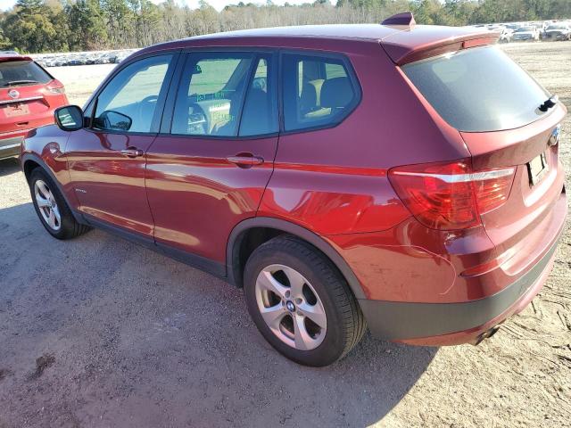 5UXWX5C59BL703655 - 2011 BMW X3 XDRIVE28I RED photo 2