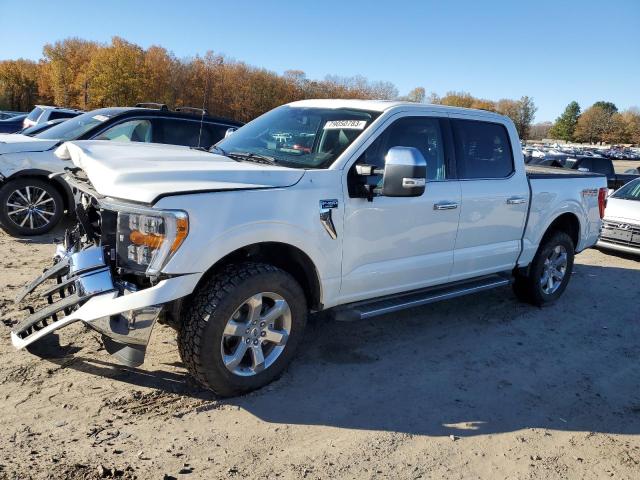 1FTFW1E86MKE91021 - 2021 FORD F150 SUPERCREW WHITE photo 1