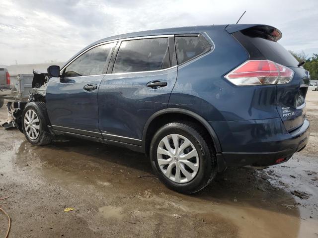 KNMAT2MT2GP624220 - 2016 NISSAN ROGUE S BLUE photo 2