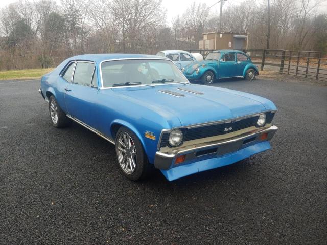 1X27K2L145148 - 1972 CHEVROLET NOVA SS BLUE photo 1