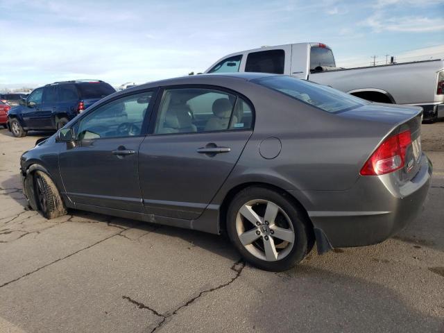 2HGFA168X8H311566 - 2008 HONDA CIVIC EX GRAY photo 2