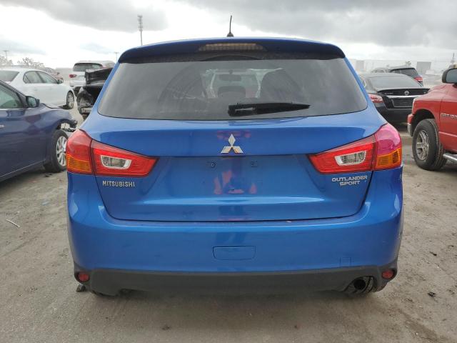 JA4AP3AU6GZ054888 - 2016 MITSUBISHI OUTLANDER ES BLUE photo 6