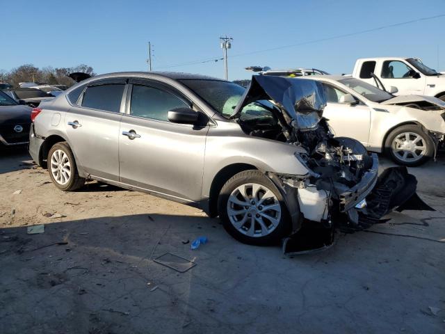 3N1AB7AP1KY307174 - 2019 NISSAN SENTRA S GRAY photo 4