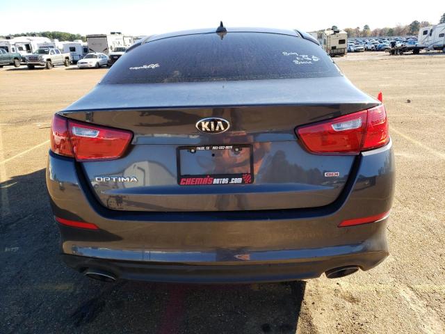 KNAGM4A72F5643514 - 2015 KIA OPTIMA LX GRAY photo 6