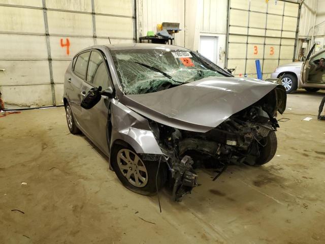 KMHCT5AE0EU178885 - 2014 HYUNDAI ACCENT GLS GRAY photo 4