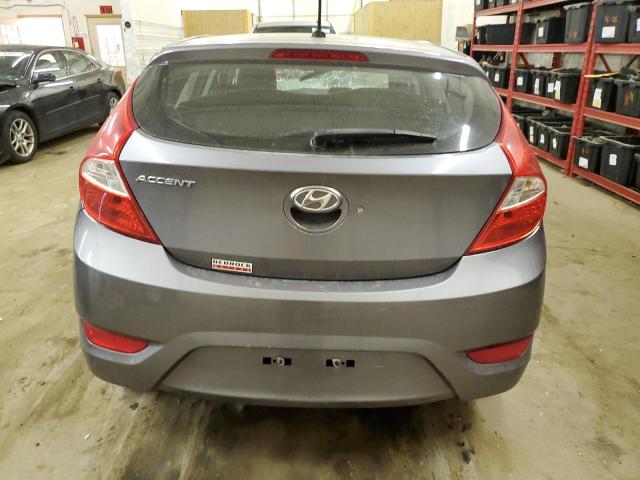 KMHCT5AE0EU178885 - 2014 HYUNDAI ACCENT GLS GRAY photo 6