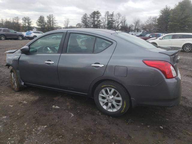 3N1CN7AP1KL818929 - 2019 NISSAN VERSA S GRAY photo 2