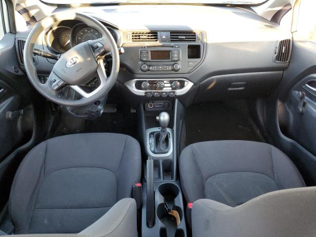 KNADM4A34D6310254 - 2013 KIA RIO LX SILVER photo 8