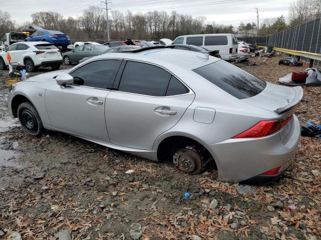 JTHBA1D25H5058139 - 2017 LEXUS IS 200T SILVER photo 2