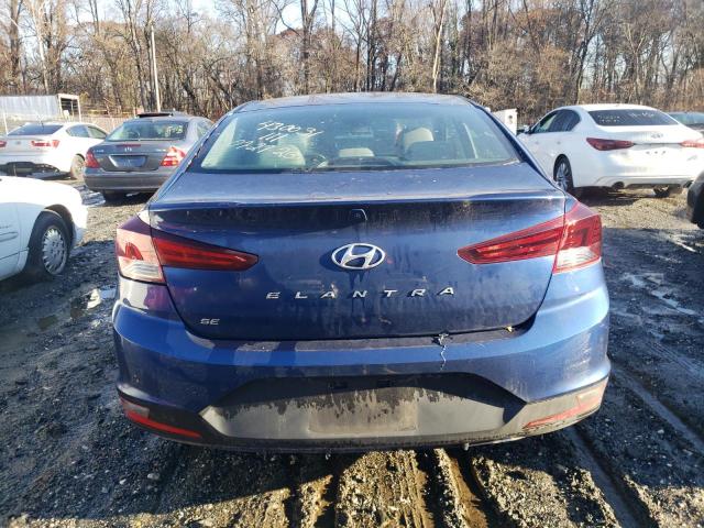 5NPD74LF1LH609366 - 2020 HYUNDAI ELANTRA SE BLUE photo 6