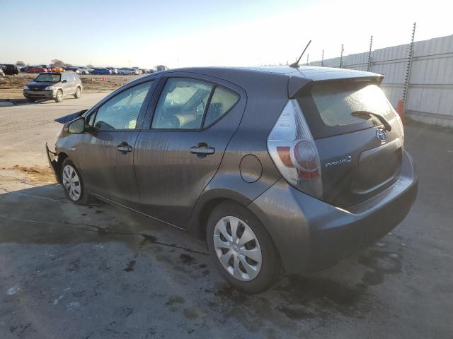 JTDKDTB30E1574606 - 2014 TOYOTA PRIUS C GRAY photo 2