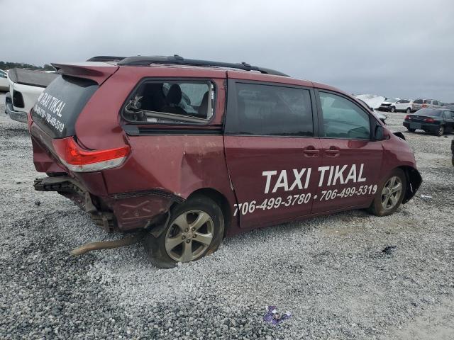 5TDKK3DC0CS230177 - 2012 TOYOTA SIENNA LE MAROON photo 3