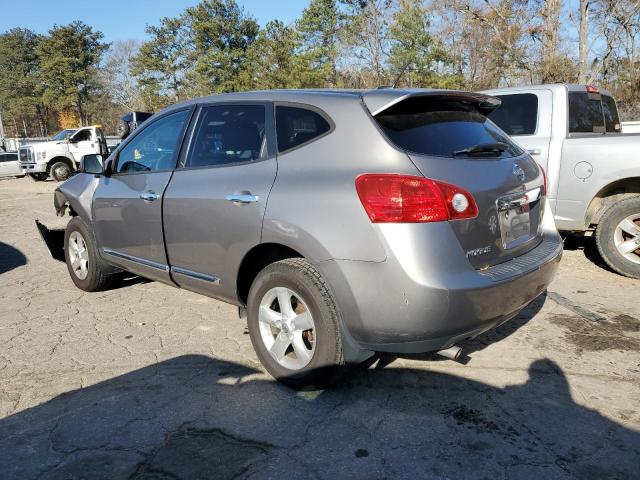 JN8AS5MV0DW635597 - 2013 NISSAN ROGUE S GRAY photo 2