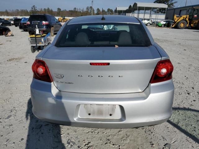 1C3CDZAB3CN147429 - 2012 DODGE AVENGER SE SILVER photo 6